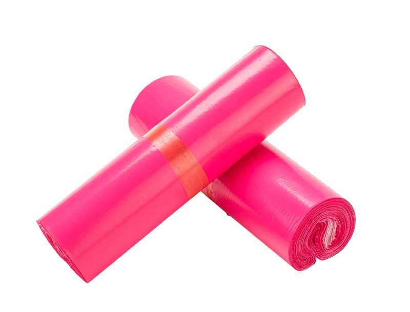 鼓楼玫红色快递袋-02